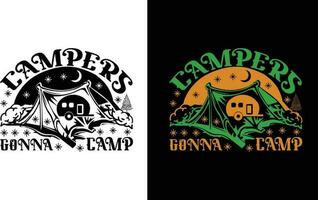 Happy Camper T Shirt , happy camper T Shirt File vector