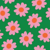 Floral seamless pattern. Green seamless pattern .Flowers background. Spring pattern. Spring background vector