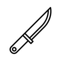 cuchillo icono vector diseño modelo sencillo y moderno