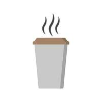 coffee paper cup icon design vector