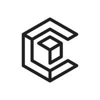 hexagon icon design vector template