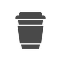 coffee paper cup icon design vector