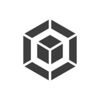 hexagon icon design vector template