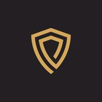 Shield logo icon design vector element