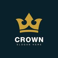 Crown Logo Royal King Queen vector symbol