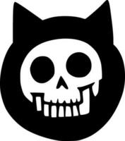 vector illustration of skull icon