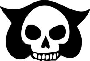 vector illustration of skull icon