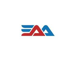 Initial EAA Letter Logo Design Modern Vector Template.