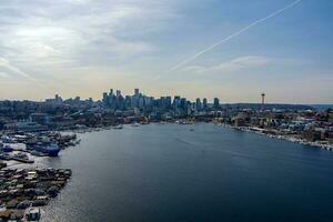 Seattle, horizonte de Washington foto