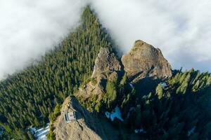 Drone photography of High Rock Lookout photo