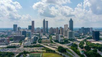 The downtown Atlanta, Georgia skyline photo