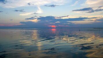 Mobile Bay at sunset in Daphne, AL photo