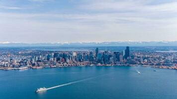 Seattle, horizonte de Washington foto