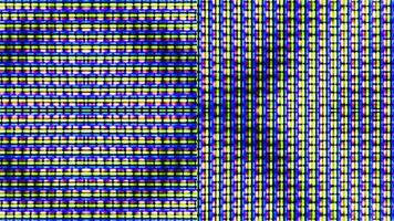 TV scherm pixels fluctueren met video beweging - lus