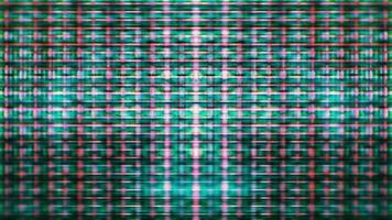 apparaatschermpixels fluctueren met kleur en videobeweging - loop video