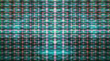 os pixels da tela do dispositivo flutuam com a cor e o movimento do vídeo - loop video
