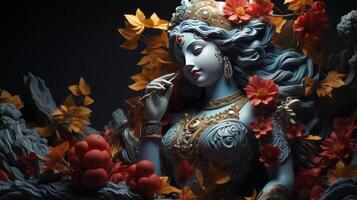 janmashtami 6to septiembre hasta que 7mo septiembre generativo ai foto