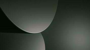 Abstract 3d rendering pf a modern metal cylinder geometric background. Minimalistic metal steel design. photo