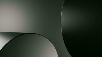 Abstract 3d rendering pf a modern metal cylinder geometric background. Minimalistic metal steel design. photo