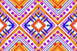 Ethnic Tribal zigzags and stitches seamless pattern. Abstract Geometric shapes design for print textile, carpet, linoleum , fabric, curtain, Handmade, Horizontal stripes. vector