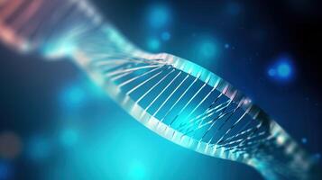 Human structure of DNA, researches of chromosomes. . photo