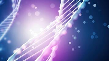 Human structure of DNA, researches of chromosomes. . photo
