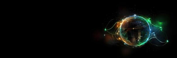 Indian independence day, abstract background, modern technology concept. . photo