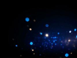 Abstract black background with bokeh effect, Night moment background photo