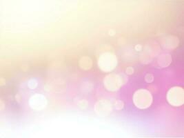 Beautiful white bokeh and golden bokeh with pink background photo