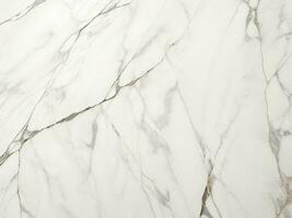 White and gold marble background with golden veins photo