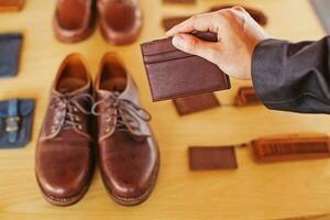 Nice brown shoes photo