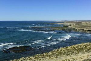 Coastal seascape, Patagonia, Argentina photo