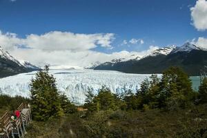 perito moreno glaciar paisaje, Papa Noel cruz provincia, patagonia, argentina. foto