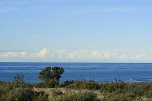 Marine Landscape with clouds, Patagonia, Argentina. photo