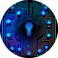 Modern Technology Lock Cybersecurity Crop-out Icon png