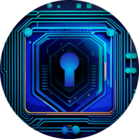 moderno tecnologia serratura sicurezza informatica ritagliare icona png