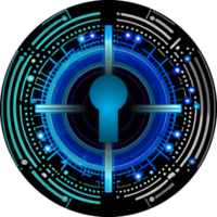 Modern Technology Lock Cybersecurity Crop-out Icon png