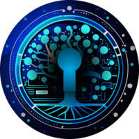 Modern Technology Lock Cybersecurity Crop-out Icon png