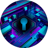 Modern Technology Lock Cybersecurity Crop-out Icon png