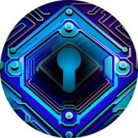 Modern Technology Lock Cybersecurity Crop-out Icon png