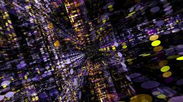Futuristic technology digital light abstraction - Loop video