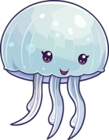 Cartoon Jellyfish Illustration png