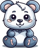 Panda Illustration , Stylized Giant panda full body drawing png