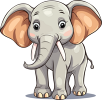 elefant illustration, djur- illustration png