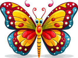 Cartoon butterfly Illustration, Animal Illustration png