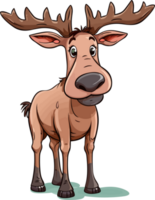 moose Hand Drawn Illustration png