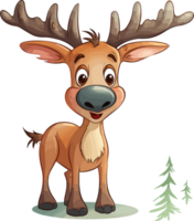 moose Hand Drawn Illustration png