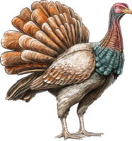 Wild Turkey Illustration png