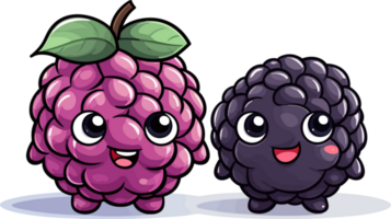 Kawaii Frutis Illustration png