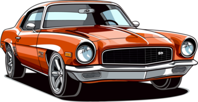 Vintage Classic Car Illustration png